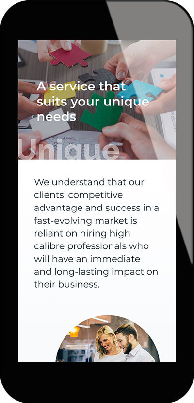 Tigerpink Design - Ascension Executive Search - iPhone Tigerpink Design - Ascension Executive Search - iPhone